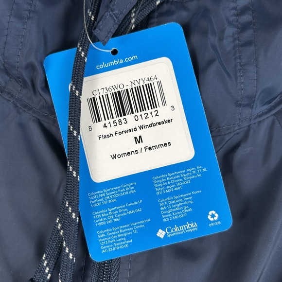 Philadelphia Union Jacket Womens Medium Blue Gray MLS Soccer Windbreaker Hooded - Picture 5 of 15